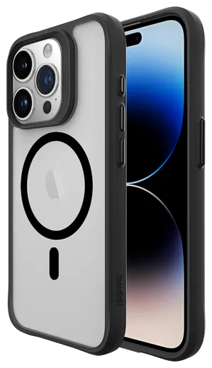 Buddi Hybrid Apple iPhone 15 Pro Hoesje MagSafe Back Cover Matte Zwart afbeelding 1