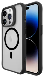 Buddi Hybrid Apple iPhone 15 Pro Hoesje MagSafe Back Cover Matte Zwart afbeelding