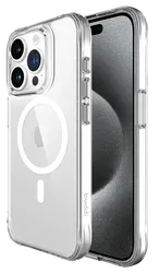 Buddi Core Apple iPhone 15 Pro Max Hoesje MagSafe Back Cover Transparant afbeelding