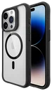 Buddi Hybrid Apple iPhone 15 Pro Max Hoesje MagSafe Back Cover Transparant Zwart