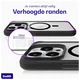 Buddi Hybrid Apple iPhone 15 Pro Max Hoesje MagSafe Back Cover Transparant Zwart afbeelding 6