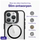 Buddi Hybrid Apple iPhone 15 Pro Max Hoesje MagSafe Back Cover Transparant Zwart afbeelding 7