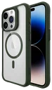 Buddi Hybrid Apple iPhone 15 Pro Max Hoesje MagSafe Back Cover Transparant Groen