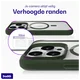 Buddi Hybrid Apple iPhone 15 Pro Max Hoesje MagSafe Back Cover Transparant Groen afbeelding 7