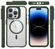 Buddi Hybrid Apple iPhone 15 Pro Max Hoesje MagSafe Back Cover Transparant Groen afbeelding 11
