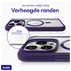 Buddi Hybrid Apple iPhone 15 Pro Max Hoesje MagSafe Back Cover Transparant Paars afbeelding 7