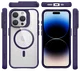 Buddi Hybrid Apple iPhone 15 Pro Max Hoesje MagSafe Back Cover Transparant Paars afbeelding 11