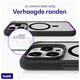 Buddi Hybrid Apple iPhone 15 Pro Max Hoesje MagSafe Back Cover Matte Zwart afbeelding 7