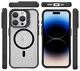 Buddi Hybrid Apple iPhone 15 Pro Max Hoesje MagSafe Back Cover Matte Zwart afbeelding 11