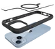 Buddi Hybrid Apple iPhone 15 / 14 / 13 Hoesje MagSafe Transparant Zwart afbeelding 12