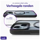 Buddi Hybrid Apple iPhone 15 / 14 / 13 Hoesje MagSafe Transparant Zwart afbeelding 7