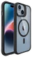 Buddi Hybrid Apple iPhone 15 / 14 / 13 Hoesje MagSafe Transparant Zwart afbeelding 10