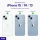 Buddi Hybrid Apple iPhone 15 / 14 / 13 Hoesje MagSafe Transparant Zwart afbeelding 2