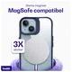 Buddi Hybrid Apple iPhone 15 / 14 / 13 Hoesje MagSafe Transparant Blauw afbeelding 3