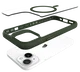 Buddi Hybrid Apple iPhone 15 / 14 / 13 Hoesje MagSafe Transparant Groen afbeelding 12