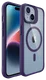 Buddi Hybrid Apple iPhone 15 / 14 / 13 Hoesje MagSafe Transparant Paars afbeelding 9