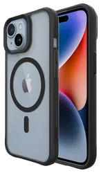 Buddi Hybrid Apple iPhone 15 / 14 / 13 Hoesje MagSafe Back Cover Matte Zwart afbeelding