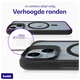 Buddi Hybrid Apple iPhone 15 / 14 / 13 Hoesje MagSafe Back Cover Matte Zwart afbeelding 7
