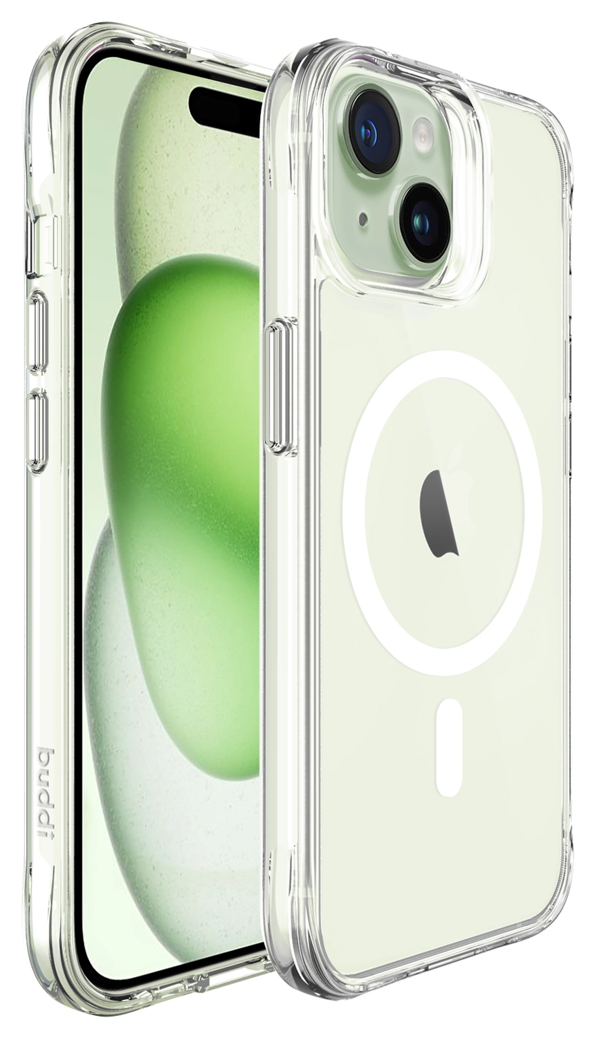 Buddi Core Apple iPhone 15 Hoesje MagSafe Back Cover Transparant afbeelding 11