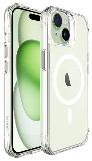Buddi Core Apple iPhone 15 Hoesje MagSafe Back Cover Transparant afbeelding 11