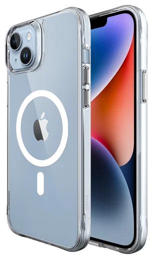 Buddi Core Apple iPhone 14 / 13 Hoesje MagSafe Back Cover Transparant afbeelding 1