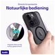 Buddi Hybrid Apple iPhone 14 Pro Hoesje MagSafe Back Cover Matte Zwart afbeelding 4