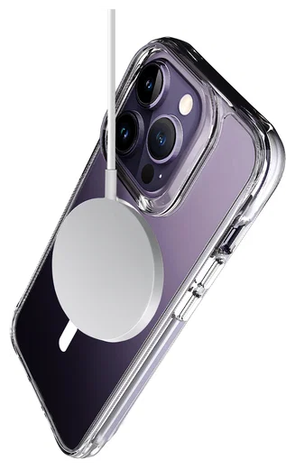 Buddi Core Apple iPhone 14 Pro Max Hoesje MagSafe Back Cover Transparant afbeelding 12