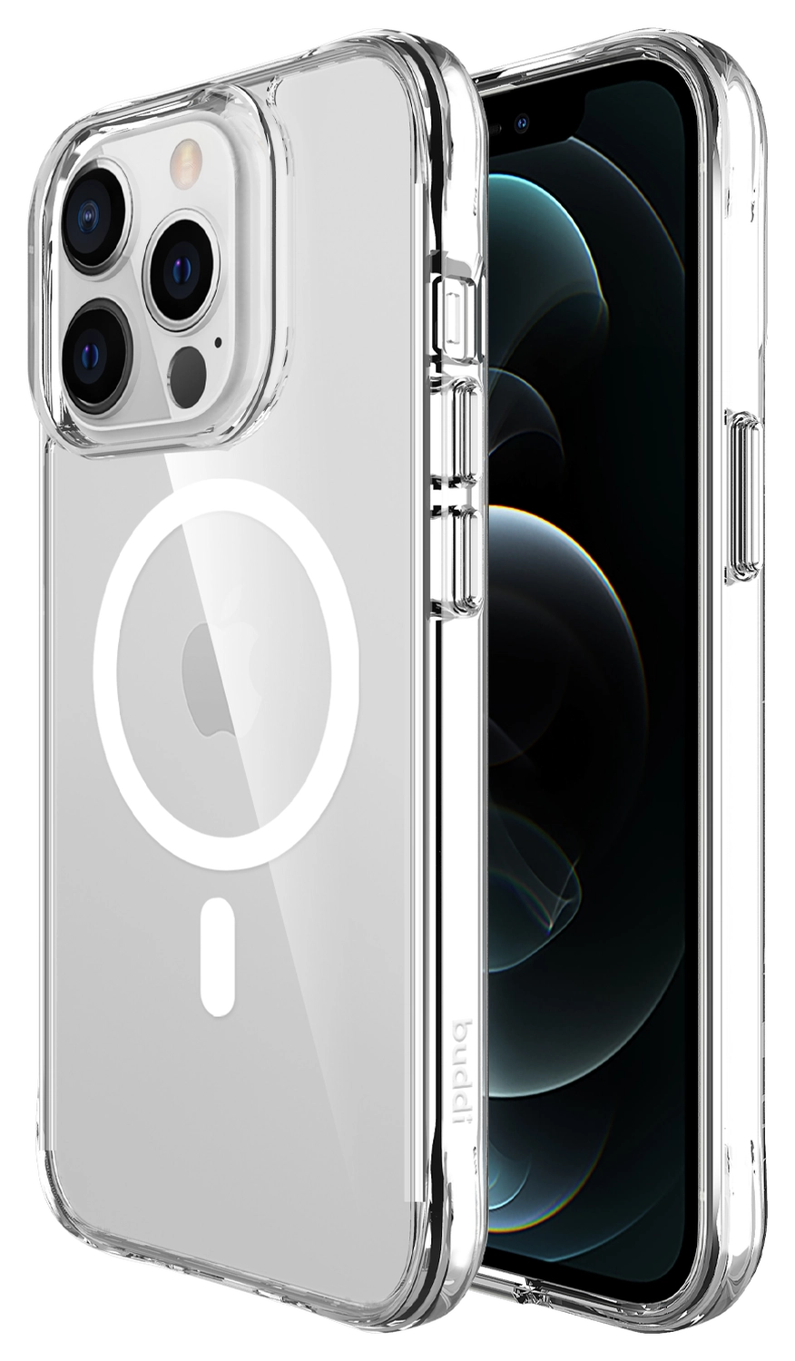 Buddi Core Apple iPhone 13 Pro Hoesje MagSafe Back Cover Transparant afbeelding 1