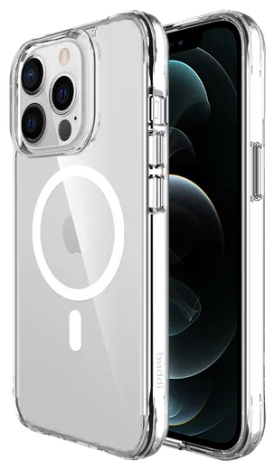 Buddi Core Apple iPhone 13 Pro Hoesje MagSafe Back Cover Transparant afbeelding 1