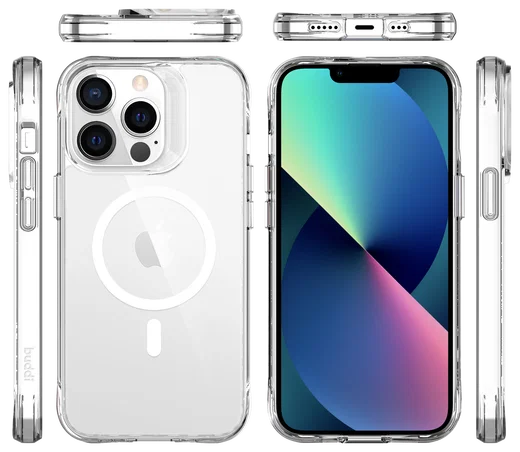 Buddi Core Apple iPhone 13 Pro Hoesje MagSafe Back Cover Transparant afbeelding 11