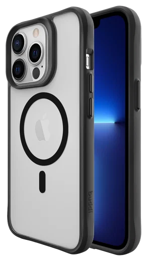Buddi Hybrid Apple iPhone 13 Pro Hoesje MagSafe Back Cover Matte Zwart afbeelding 1