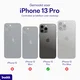 Buddi Hybrid Apple iPhone 13 Pro Hoesje MagSafe Back Cover Matte Zwart afbeelding 2