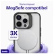 Buddi Hybrid Apple iPhone 13 Pro Hoesje MagSafe Back Cover Matte Zwart afbeelding 5