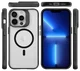 Buddi Hybrid Apple iPhone 13 Pro Hoesje MagSafe Back Cover Matte Zwart afbeelding 10