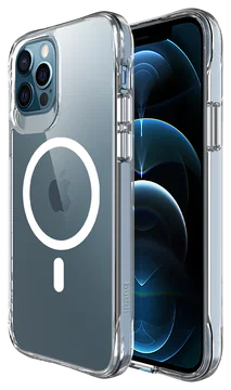 Buddi Core Apple iPhone 12 / 12 Pro Hoesje MagSafe Back Cover Transparant