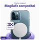 Buddi Core Apple iPhone 12 / 12 Pro Hoesje MagSafe Back Cover Transparant afbeelding 4