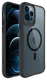 Buddi Hybrid Apple iPhone 12 / 12 Pro Hoesje MagSafe Transparant Zwart afbeelding 9