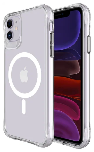 Buddi Core Apple iPhone 11 Hoesje MagSafe Back Cover Transparant afbeelding 1