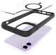 Buddi Hybrid Apple iPhone 11 Hoesje MagSafe Back Cover Transparant Zwart afbeelding 10