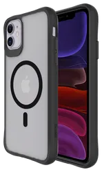 Buddi Hybrid Apple iPhone 11 Hoesje MagSafe Back Cover Matte Zwart afbeelding