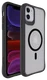 Buddi Hybrid Apple iPhone 11 Hoesje MagSafe Back Cover Matte Zwart afbeelding 8