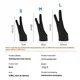 Teken Handschoen voor Tablet Tweevinger Kunstenaarshandschoen - Maat S afbeelding 6