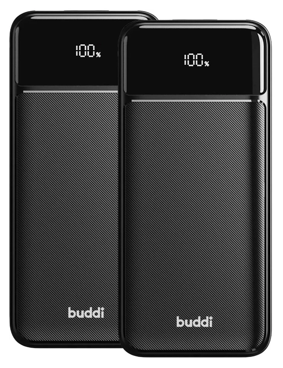 Buddi Boost 20.000 mAh Powerbank Met Display Duo Pack Zwart 22.5W afbeelding 21