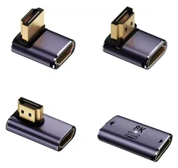 4smarts HDMI 8K Adapter Set 4 Stuks Hoekadapters en Verlengstuk afbeelding