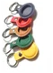 4smarts Apple AirTag Kunstleer Kleurrijk Sleutelhanger Hoesje (5-Pack) afbeelding 2