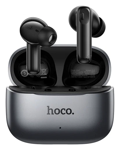 Hoco Draadloze Oordopjes Noise Cancelling AI Vertaal Functie Zwart afbeelding 2