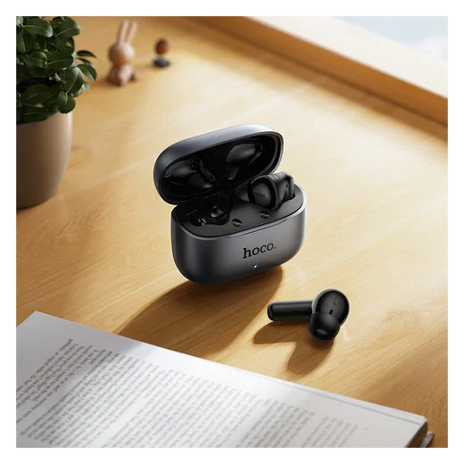 Hoco Draadloze Oordopjes Noise Cancelling AI Vertaal Functie Zwart afbeelding 6