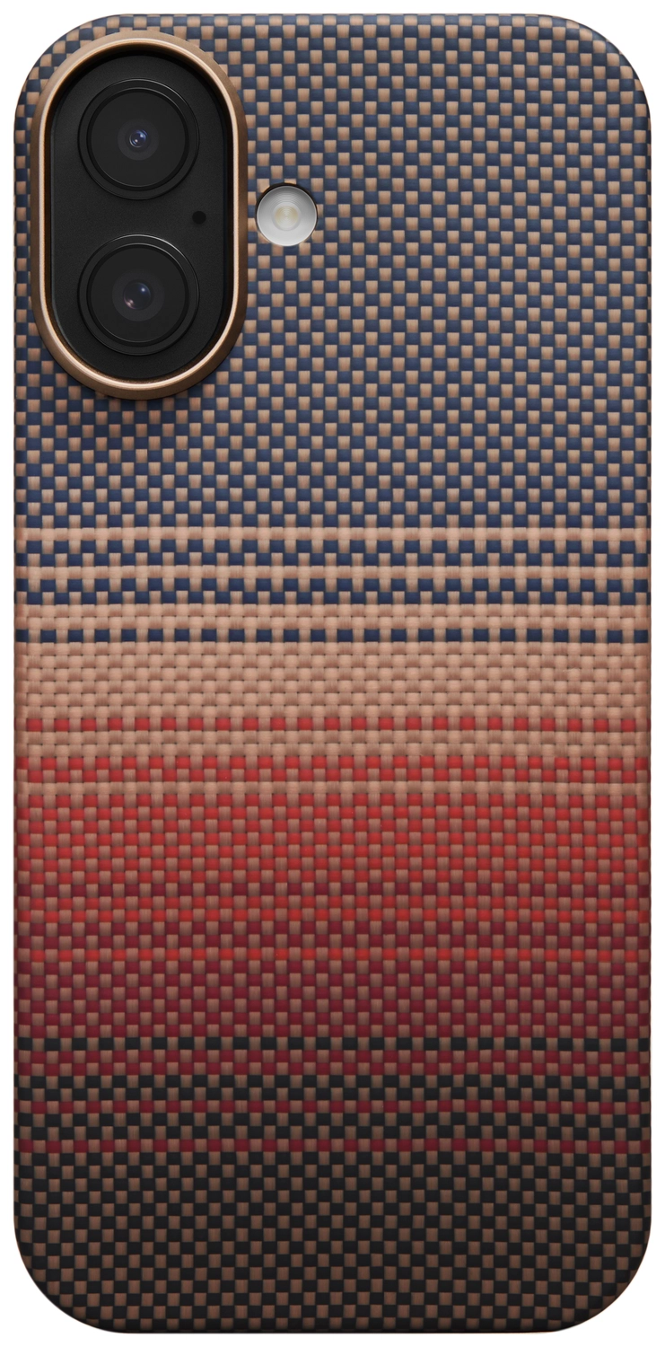 PITAKA Ultra-Slim iPhone 17 Hoesje 600D MagSafe Ultra Dun Sunset afbeelding 2