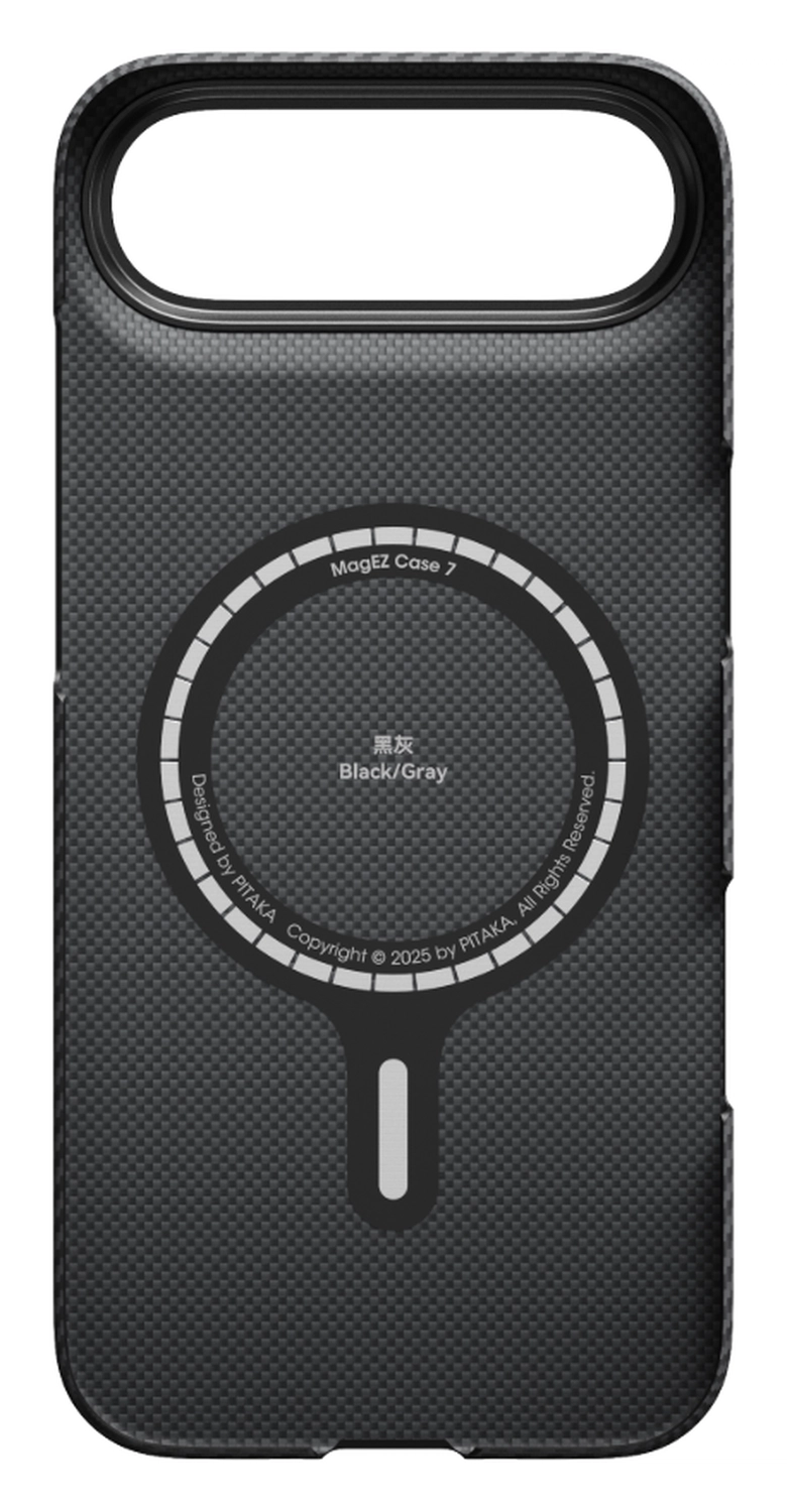 PITAKA Ultra-Slim iPhone Air Hoesje 600D MagSafe Ultra Dun Zwart afbeelding 7