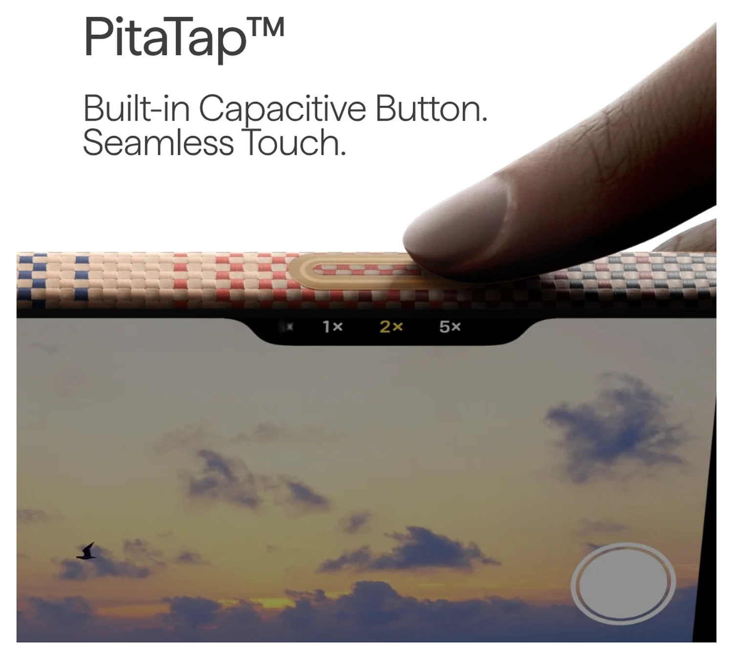PITAKA Ultra-Slim iPhone Air Hoesje 600D MagSafe Ultra Dun Sunset afbeelding 5